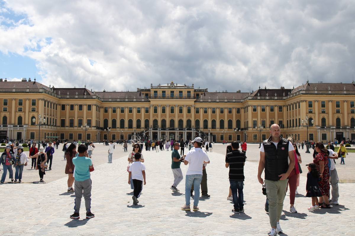 The main palace building