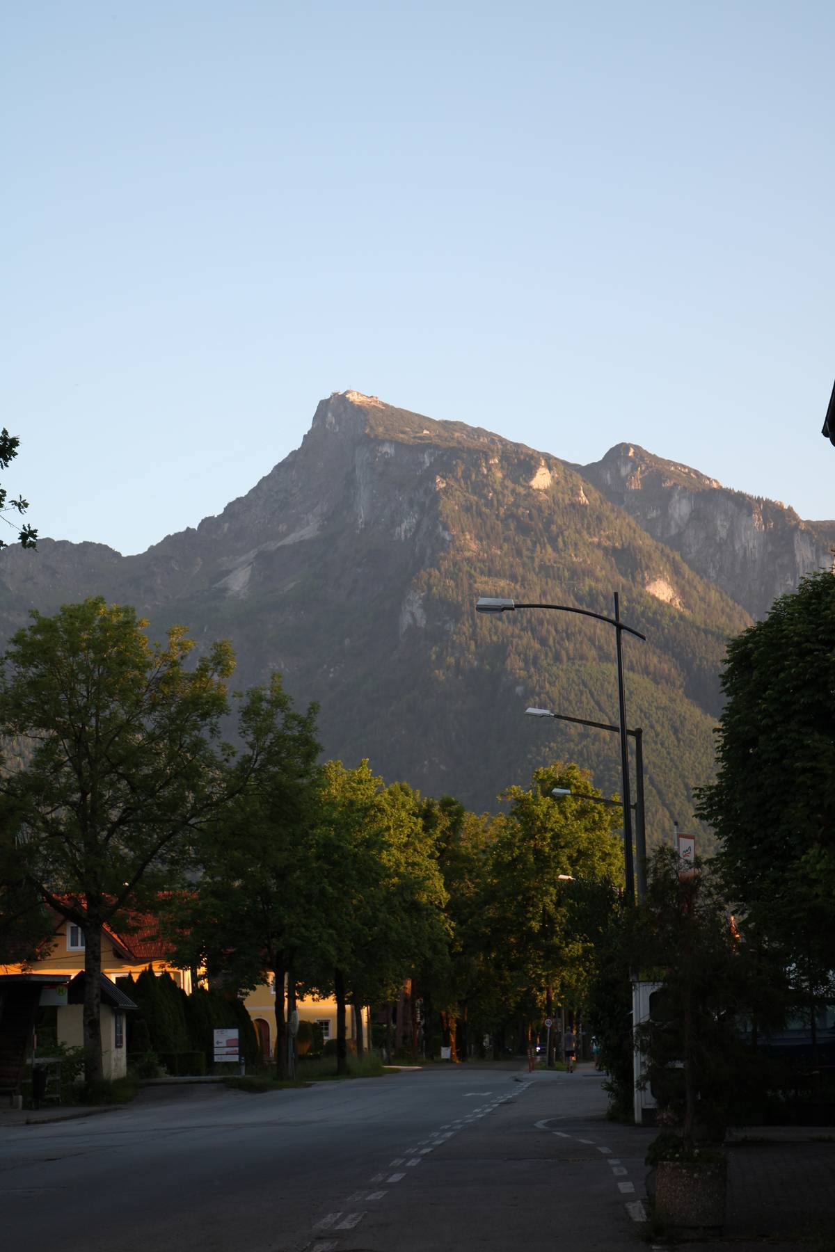 A view down the street that our booking was on