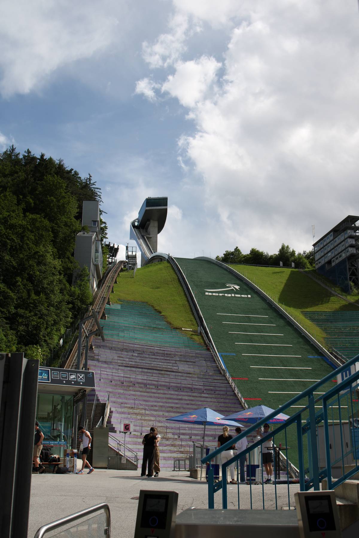 A view from the entrance gates