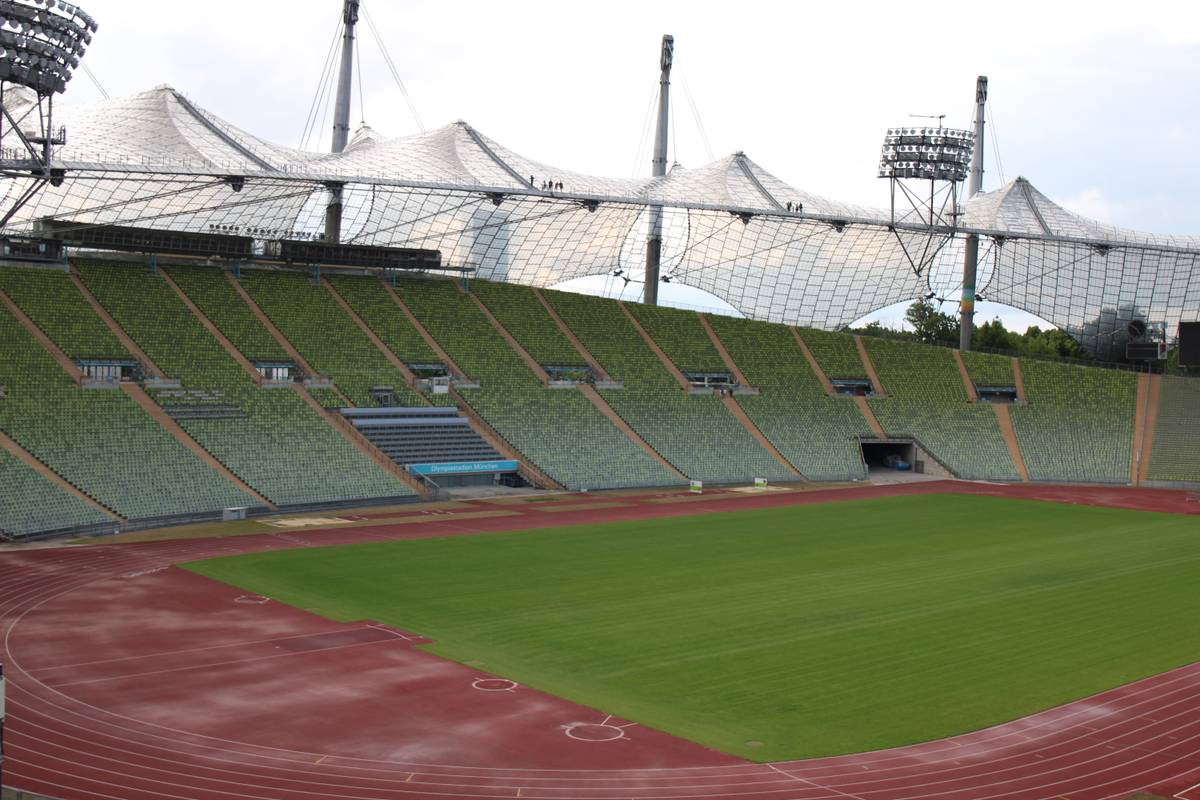 A view of the stadium